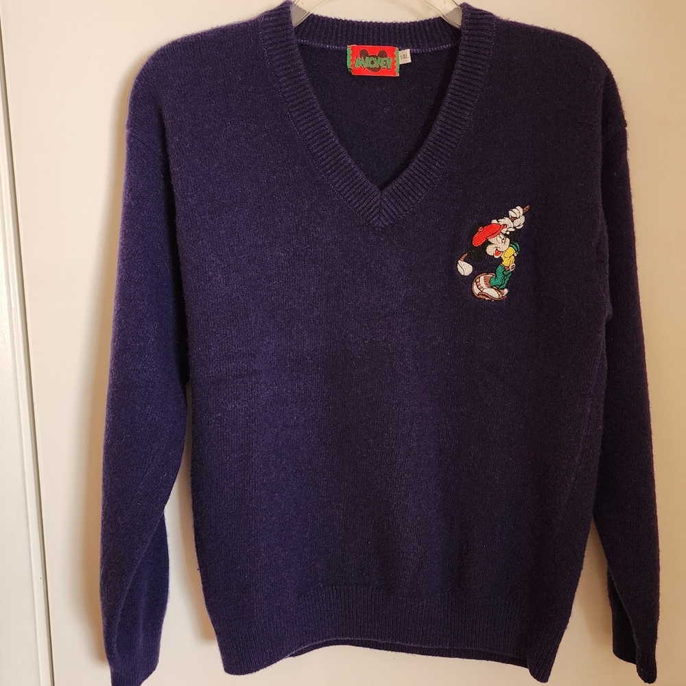 Disney Mickey Mouse Lambs Wool Sweater